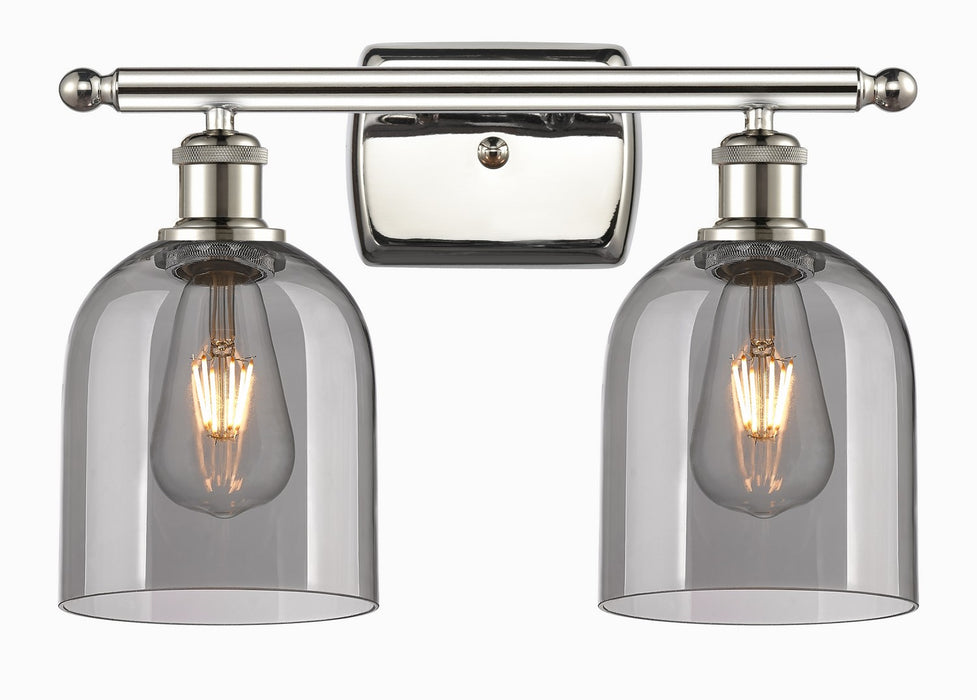 Innovations 516-2W-PN-G558-6SM Two Light Bath Vanity, Polished Nickel