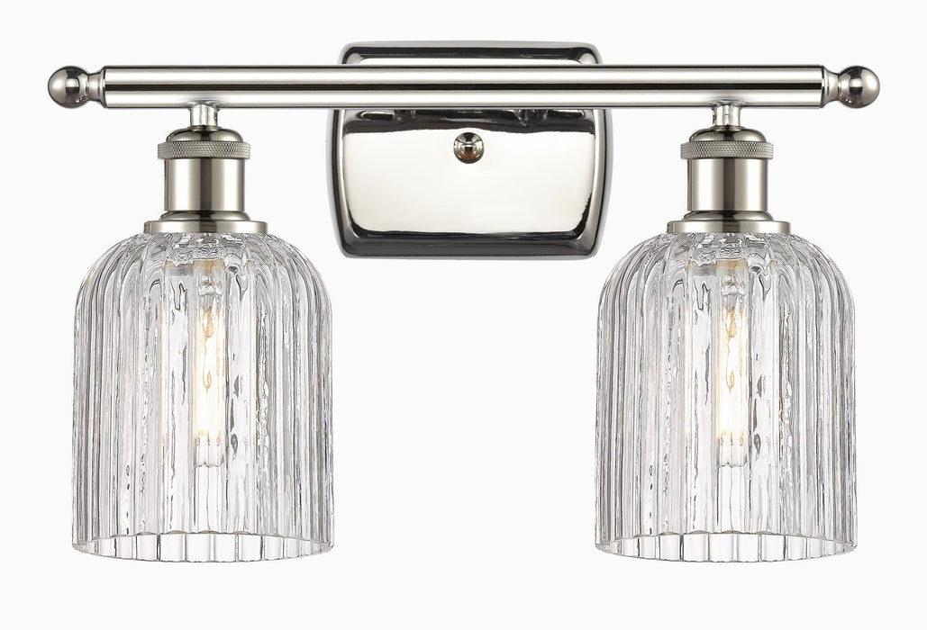 Innovations 516-2W-PN-G559-5CL Two Light Bath Vanity, Polished Nickel