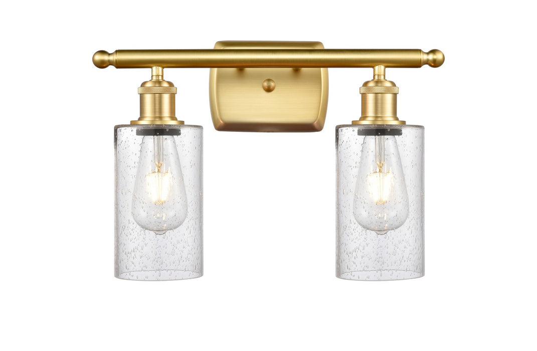 Innovations 516-2W-SG-G804 Two Light Bath Vanity, Satin Gold