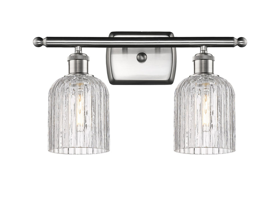 Innovations 516-2W-SN-G559-5CL Two Light Bath Vanity, Brushed Satin Nickel