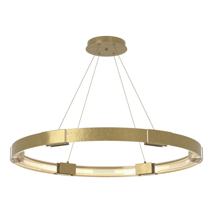 Hubbardton Forge 138589-SKT-STND-86-ZM0394 LED Pendant, Modern Brass