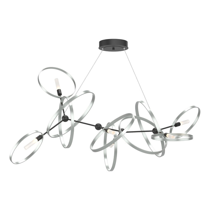 Hubbardton Forge 138920-SKT-STND-10-82 Six Light Pendant, Black