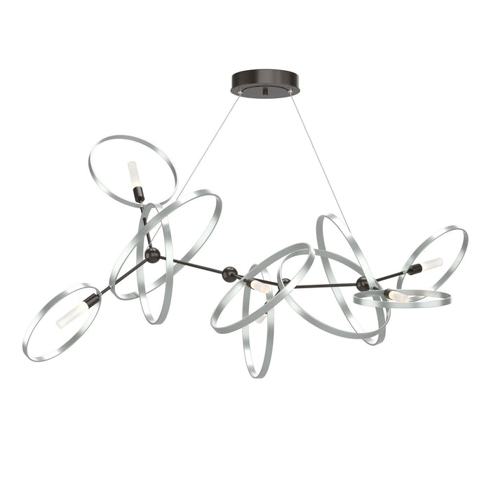 Hubbardton Forge 138920-SKT-STND-14-82 Six Light Pendant, Oil Rubbed Bronze