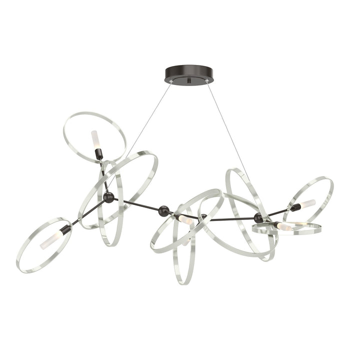 Hubbardton Forge 138920-SKT-STND-14-85 Six Light Pendant, Oil Rubbed Bronze