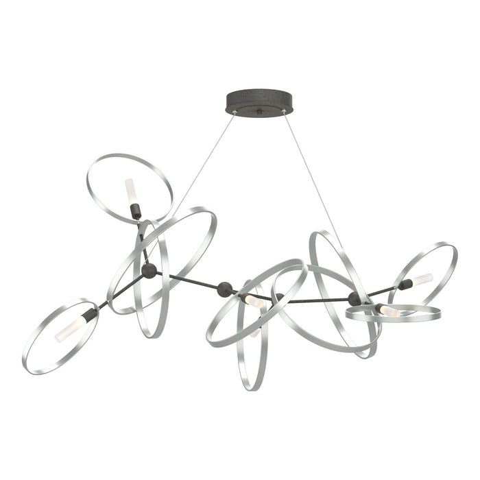 Hubbardton Forge 138920-SKT-STND-20-82 Six Light Pendant, Natural Iron