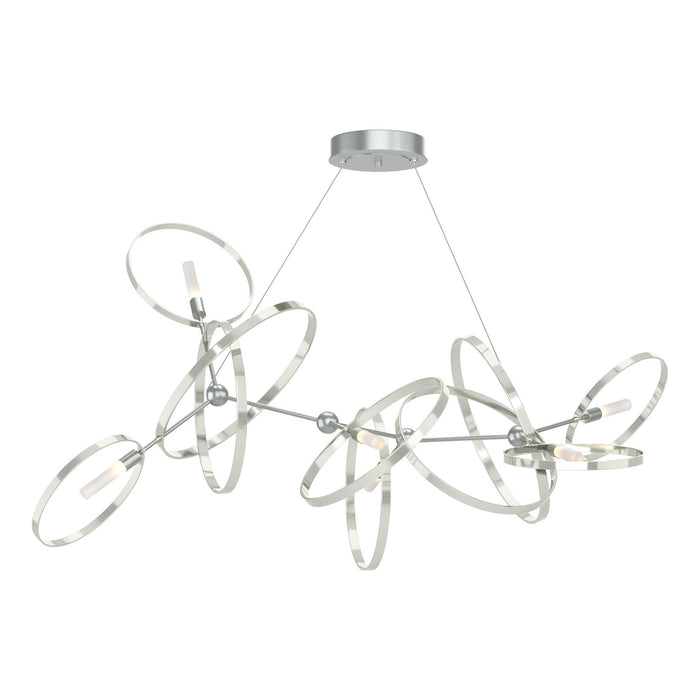 Hubbardton Forge 138920-SKT-STND-82-85 Six Light Pendant, Vintage Platinum