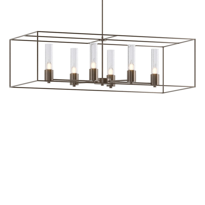 Hubbardton Forge 138940-SKT-MULT-05-05-II0392 Six Light Pendant, Bronze