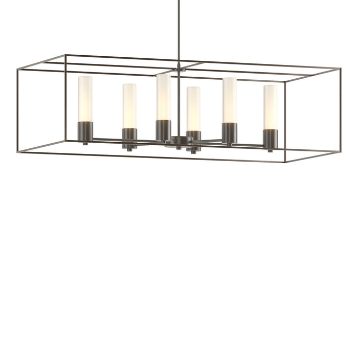 Hubbardton Forge 138940-SKT-MULT-07-07-GG0392 Six Light Pendant, Dark Smoke