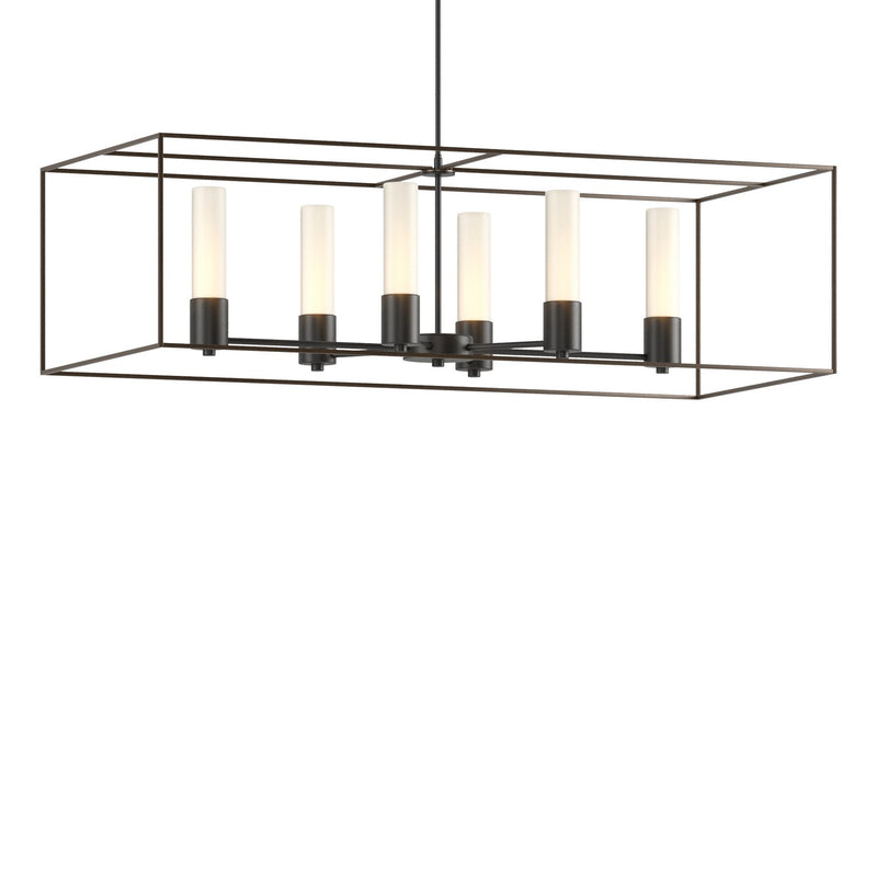 Hubbardton Forge 138940-SKT-MULT-10-05-GG0392 Six Light Pendant, Black