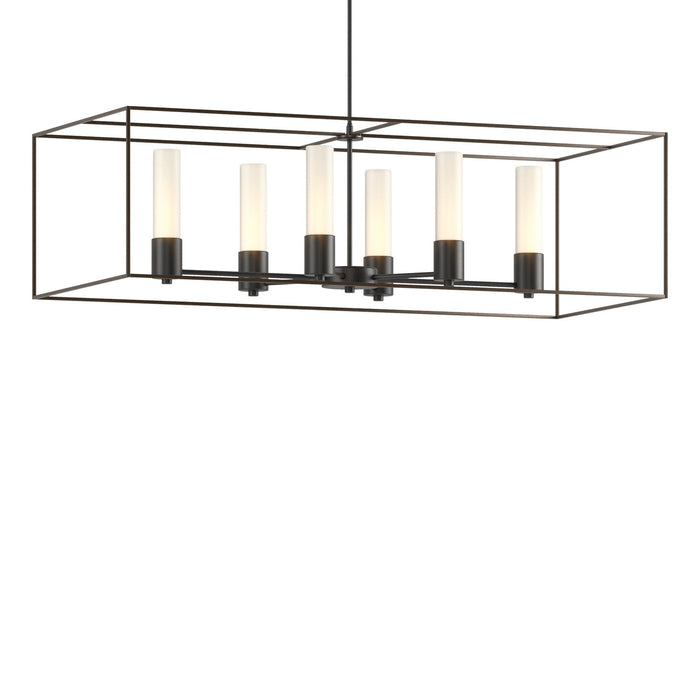 Hubbardton Forge 138940-SKT-MULT-10-05-GG0392 Six Light Pendant, Black