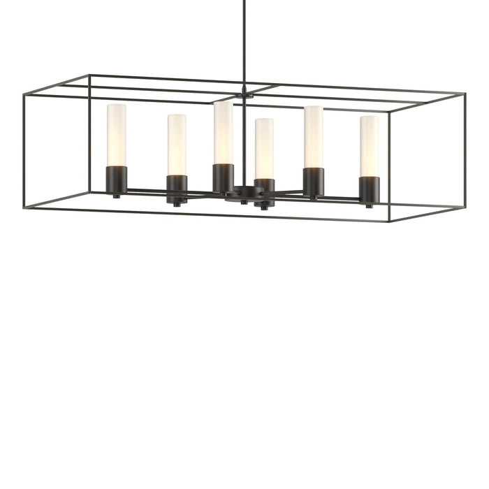Hubbardton Forge 138940-SKT-MULT-10-07-GG0392 Six Light Pendant, Black