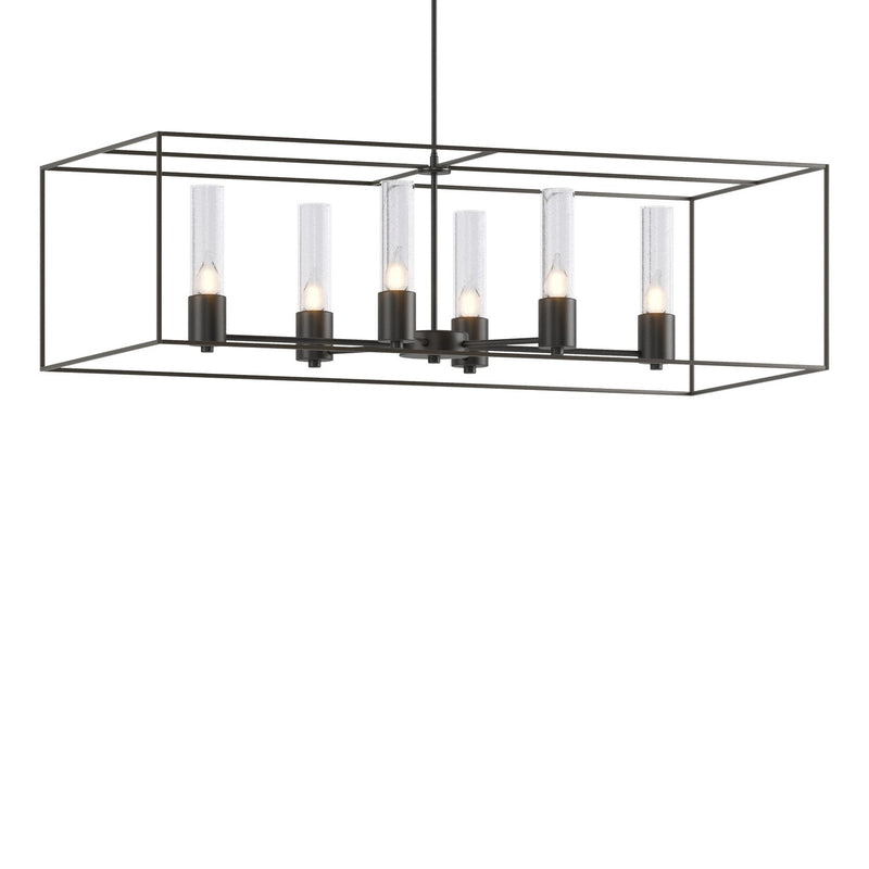 Hubbardton Forge 138940-SKT-MULT-10-07-II0392 Six Light Pendant, Black