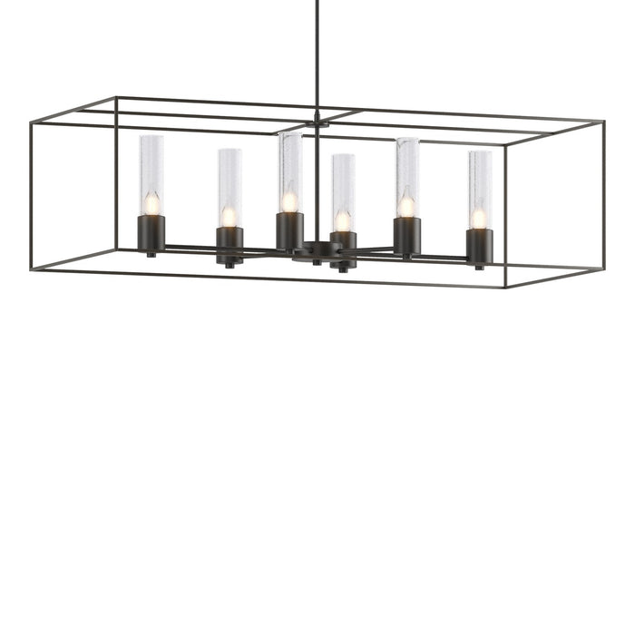 Hubbardton Forge 138940-SKT-MULT-10-07-II0392 Six Light Pendant, Black