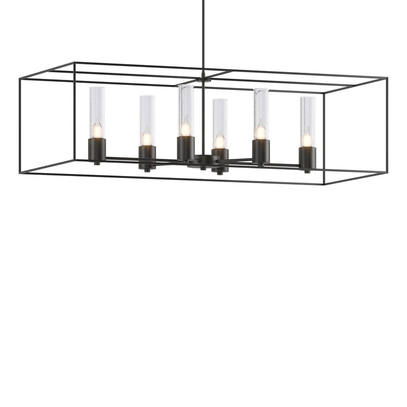 Hubbardton Forge 138940-SKT-MULT-10-10-II0392 Six Light Pendant, Black