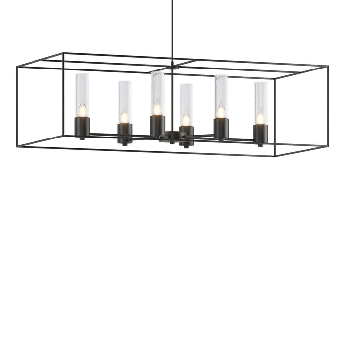 Hubbardton Forge 138940-SKT-MULT-10-10-II0392 Six Light Pendant, Black
