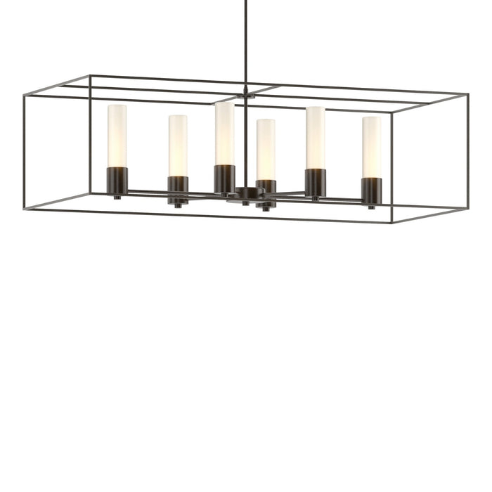 Hubbardton Forge 138940-SKT-MULT-14-07-GG0392 Six Light Pendant, Oil Rubbed Bronze