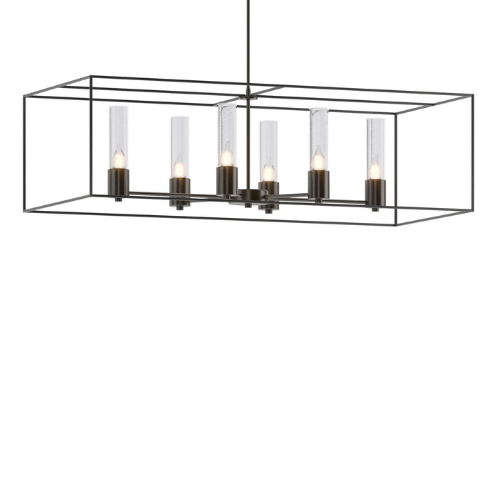Hubbardton Forge 138940-SKT-MULT-14-10-II0392 Six Light Pendant, Oil Rubbed Bronze