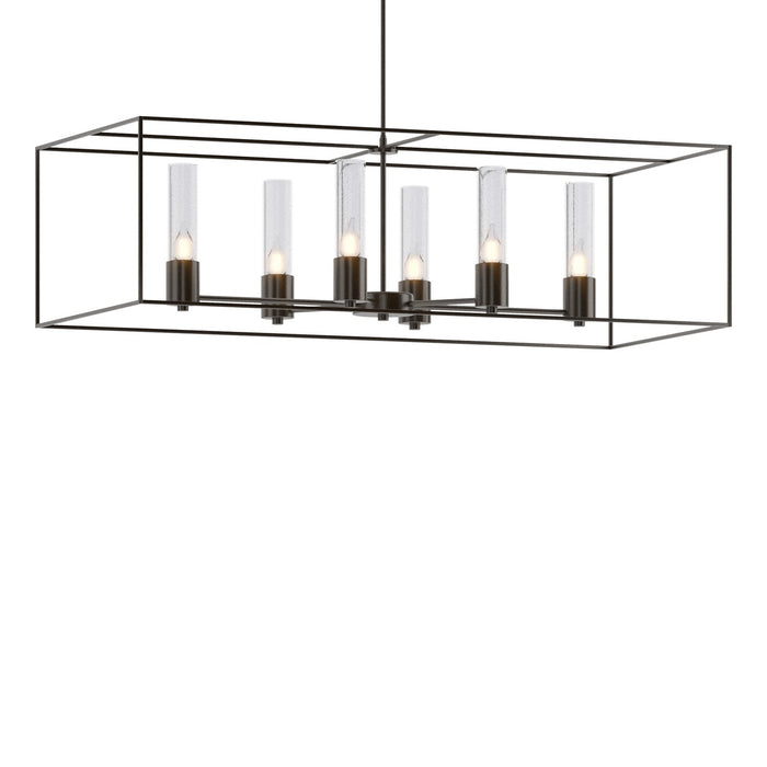 Hubbardton Forge 138940-SKT-MULT-14-14-II0392 Six Light Pendant, Oil Rubbed Bronze
