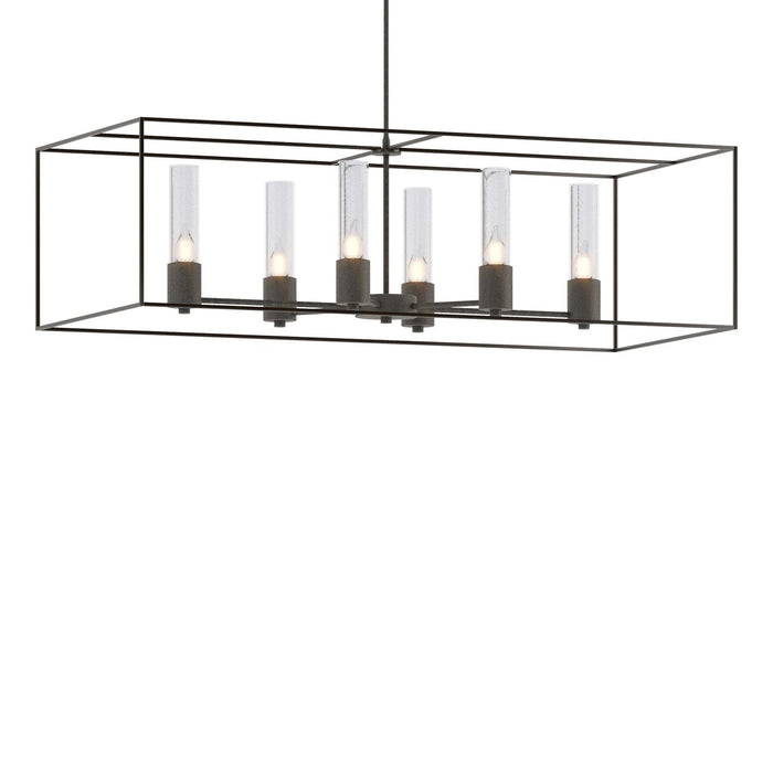 Hubbardton Forge 138940-SKT-MULT-20-14-II0392 Six Light Pendant, Natural Iron