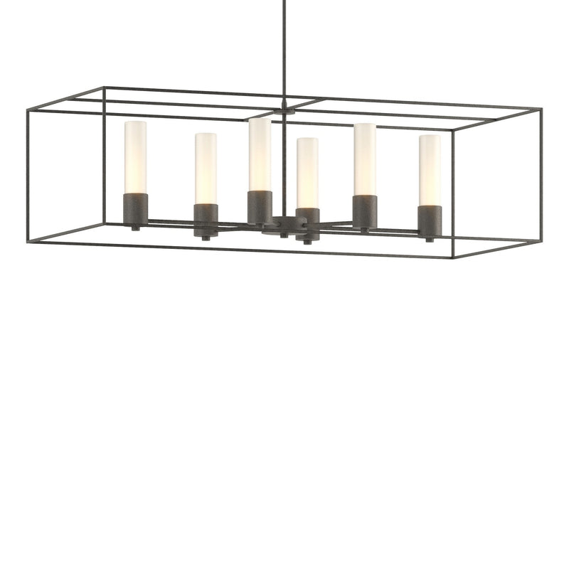 Hubbardton Forge 138940-SKT-MULT-20-20-GG0392 Six Light Pendant, Natural Iron