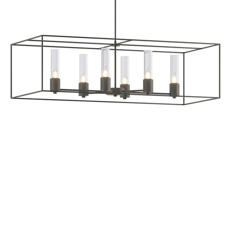 Hubbardton Forge 138940-SKT-MULT-20-20-II0392 Six Light Pendant, Natural Iron