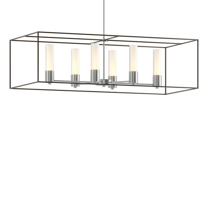 Hubbardton Forge 138940-SKT-MULT-82-05-GG0392 Six Light Pendant, Vintage Platinum
