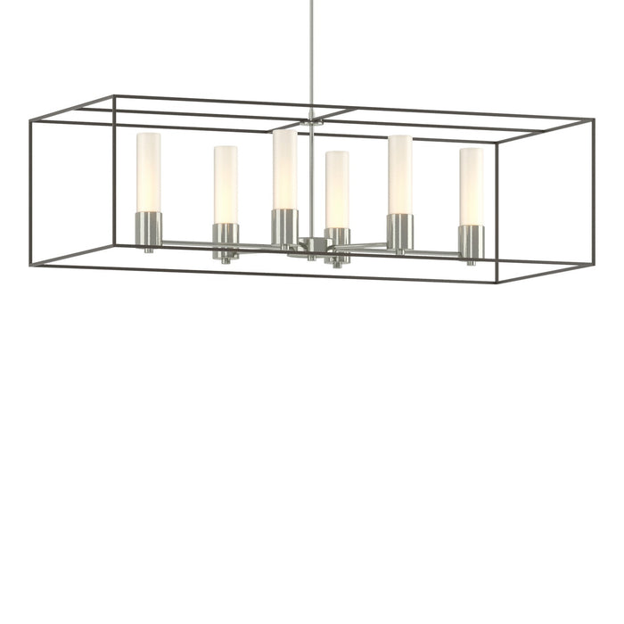 Hubbardton Forge 138940-SKT-MULT-85-07-GG0392 Six Light Pendant, Sterling