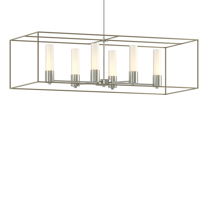 Hubbardton Forge 138940-SKT-MULT-85-84-GG0392 Six Light Pendant, Sterling
