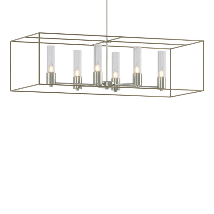 Hubbardton Forge 138940-SKT-MULT-85-84-II0392 Six Light Pendant, Sterling