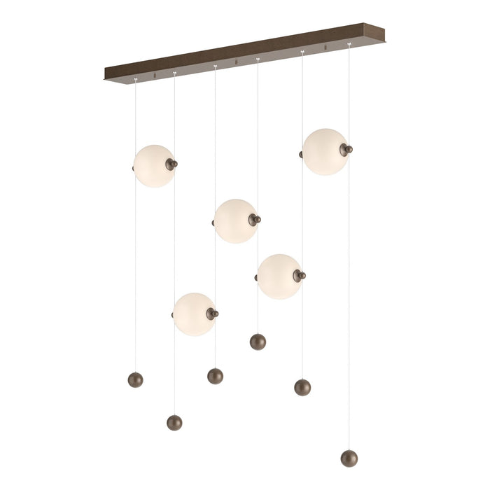 Hubbardton Forge 139050-LED-STND-05-GG0668 LED Pendant, Bronze