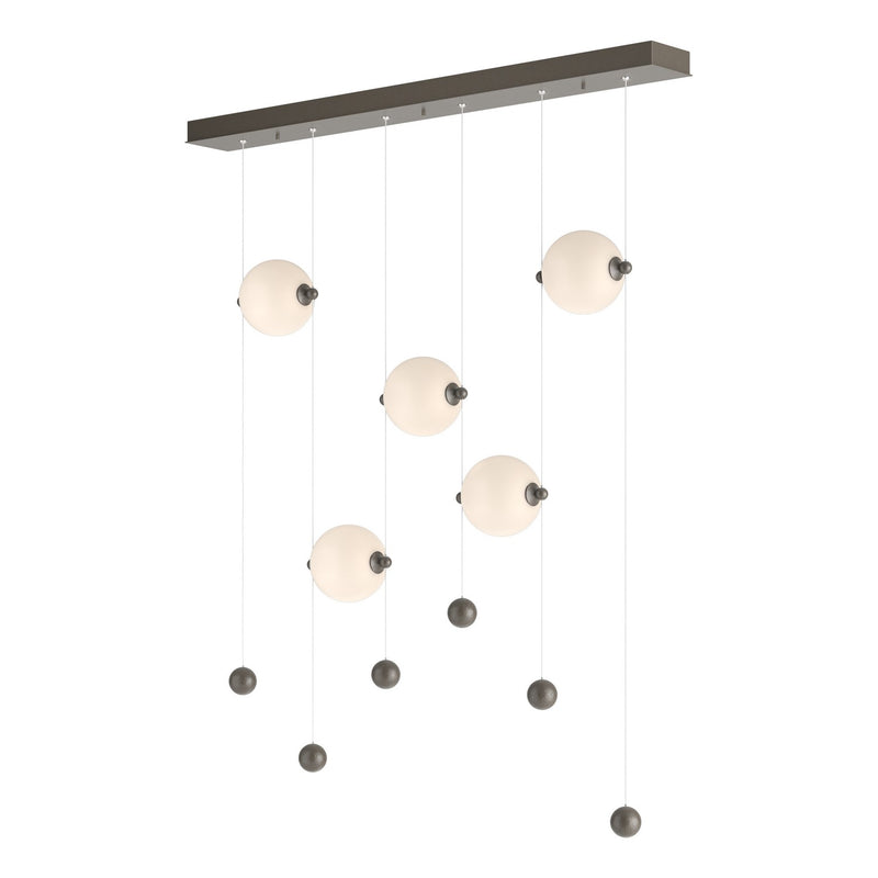 Hubbardton Forge 139050-LED-STND-07-GG0668 LED Pendant, Dark Smoke