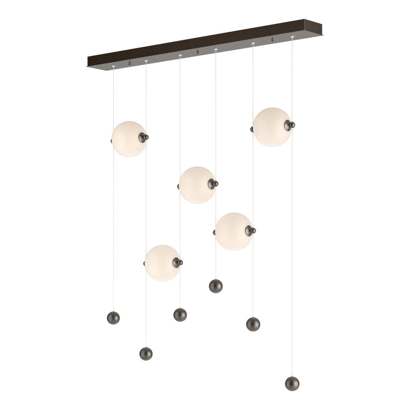 Hubbardton Forge 139050-LED-STND-14-GG0668 LED Pendant, Oil Rubbed Bronze