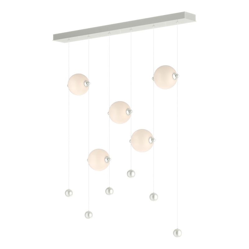 Hubbardton Forge 139050-LED-STND-85-GG0668 LED Pendant, Sterling