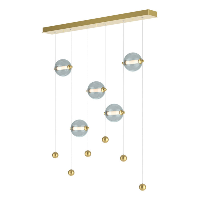 Hubbardton Forge 139050-LED-STND-86-YL0668 LED Pendant, Modern Brass
