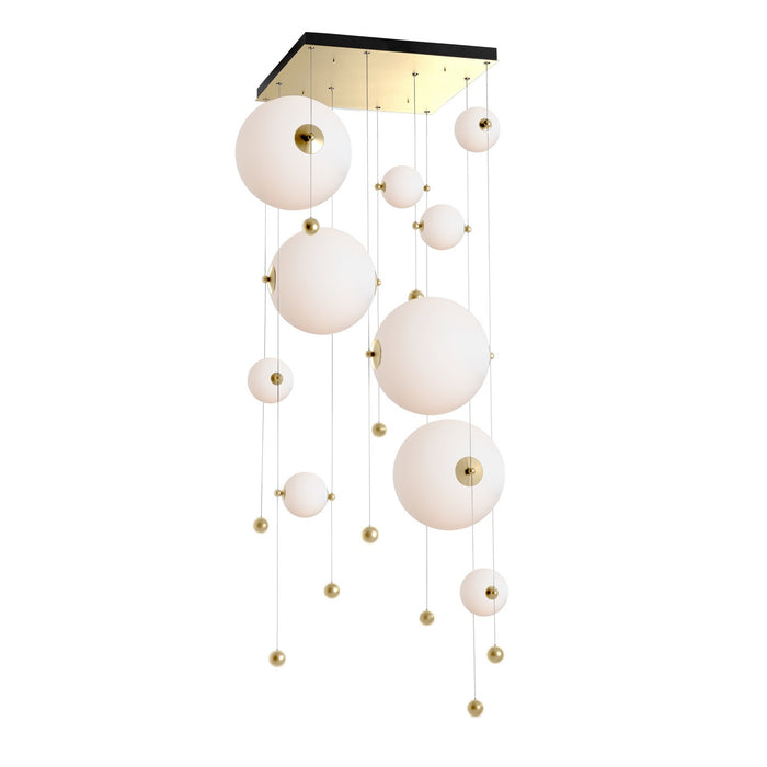 Hubbardton Forge 139051-LED-STND-86-GG0694 LED Pendant, Modern Brass