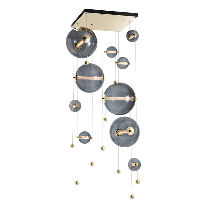 Hubbardton Forge 139051-LED-STND-86-YL0694 LED Pendant, Modern Brass