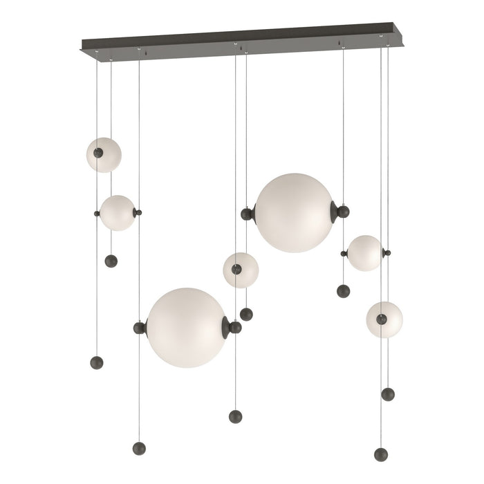 Hubbardton Forge 139054-LED-STND-07-GG0694 LED Pendant, Dark Smoke