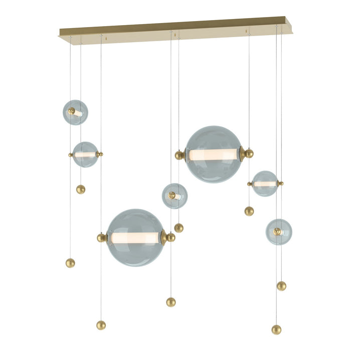 Hubbardton Forge 139054-LED-STND-86-YL0694 LED Pendant, Modern Brass