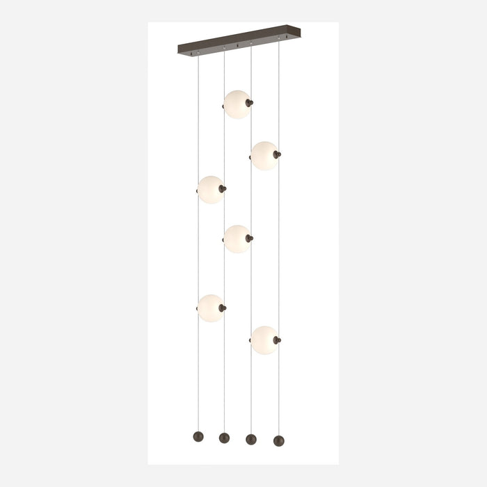 Hubbardton Forge 139055-LED-STND-05-GG0668 LED Pendant, Bronze