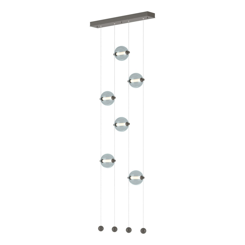 Hubbardton Forge 139055-LED-STND-07-YL0668 LED Pendant, Dark Smoke