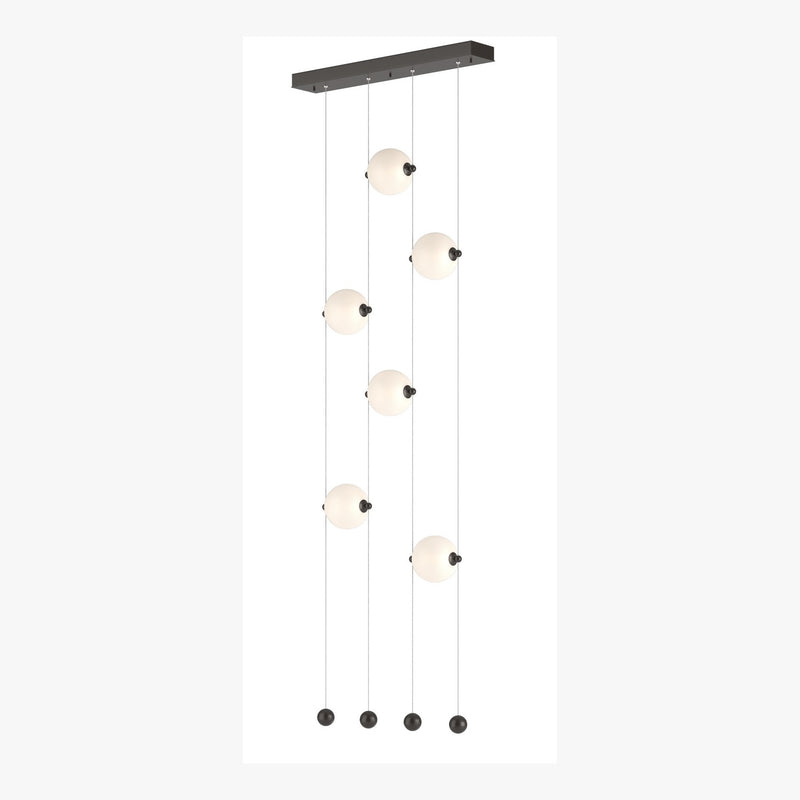 Hubbardton Forge 139055-LED-STND-14-GG0668 LED Pendant, Oil Rubbed Bronze