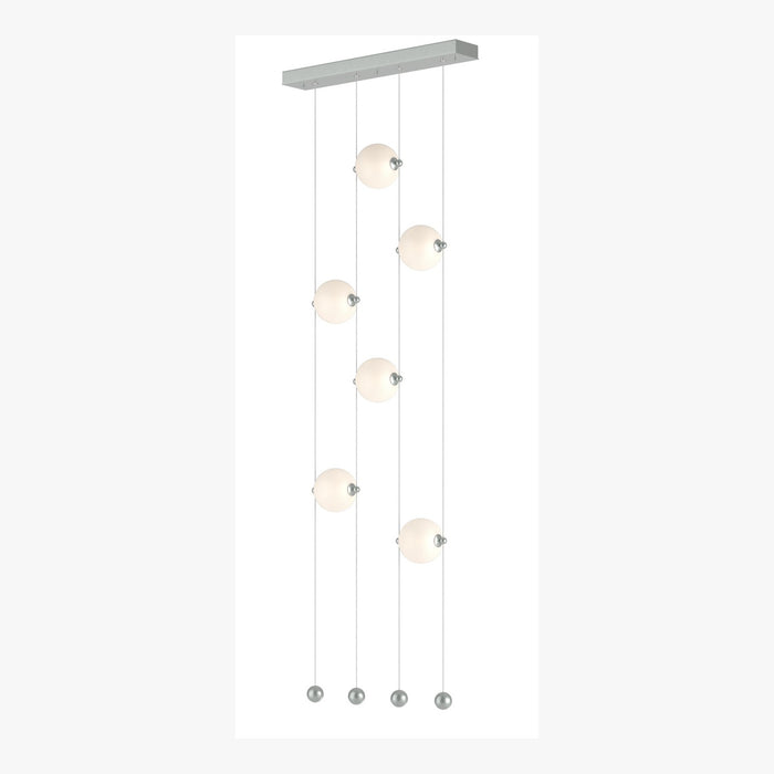 Hubbardton Forge 139055-LED-STND-82-GG0668 LED Pendant, Vintage Platinum
