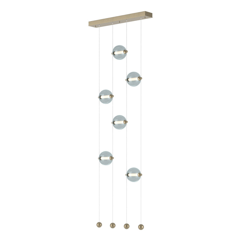 Hubbardton Forge 139055-LED-STND-84-YL0668 LED Pendant, Soft Gold