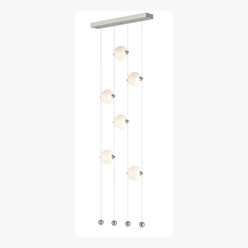 Hubbardton Forge 139055-LED-STND-85-GG0668 LED Pendant, Sterling