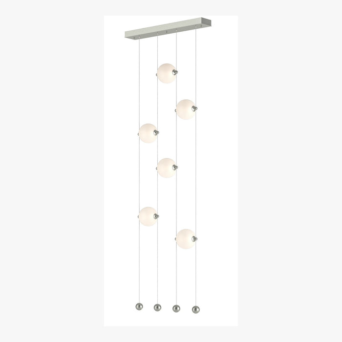 Hubbardton Forge 139055-LED-STND-85-GG0668 LED Pendant, Sterling