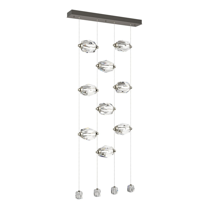 Hubbardton Forge 139056-LED-STND-07-CR LED Pendant, Dark Smoke