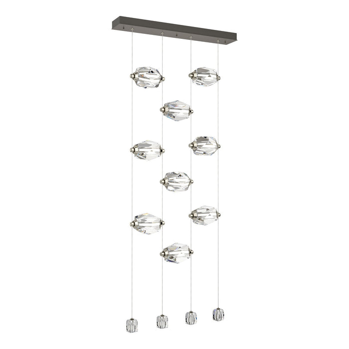 Hubbardton Forge 139056-LED-STND-07-CR LED Pendant, Dark Smoke