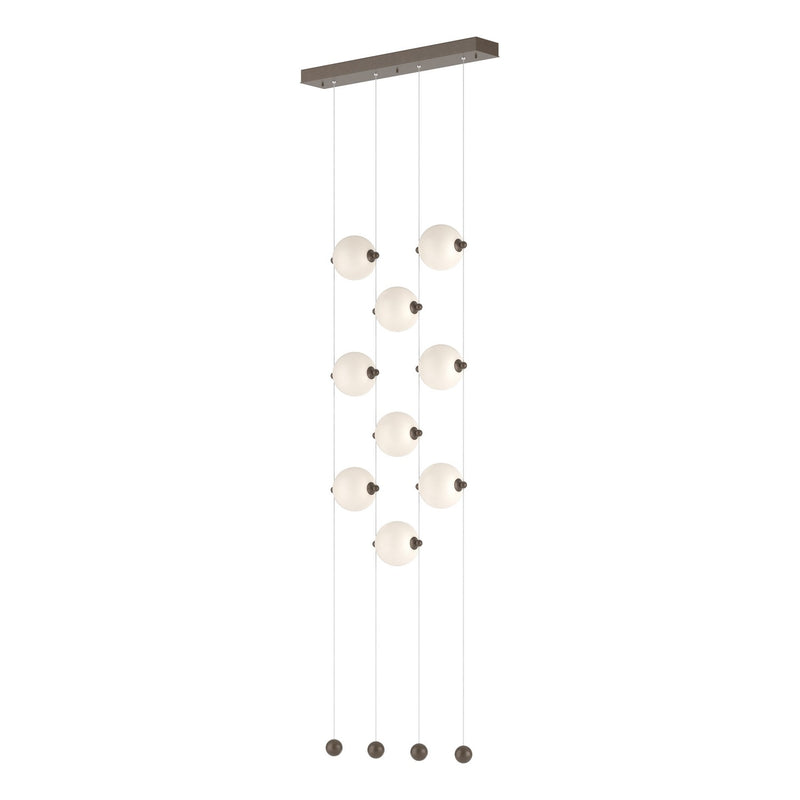 Hubbardton Forge 139057-LED-STND-05-GG0668 LED Pendant, Bronze