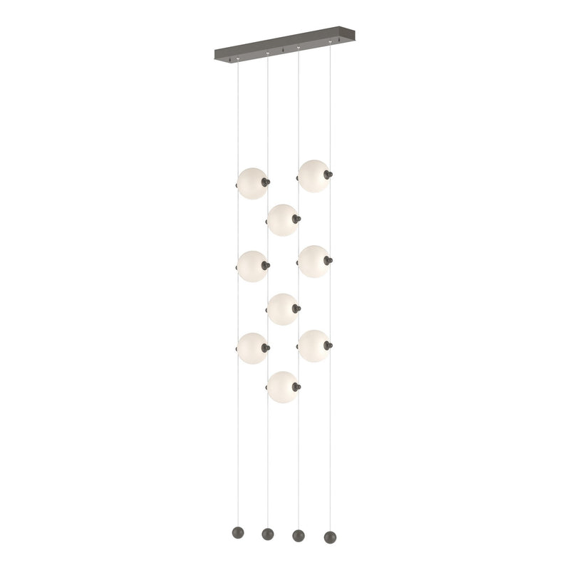 Hubbardton Forge 139057-LED-STND-07-GG0668 LED Pendant, Dark Smoke