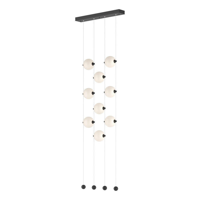 Hubbardton Forge 139057-LED-STND-10-GG0668 LED Pendant, Black